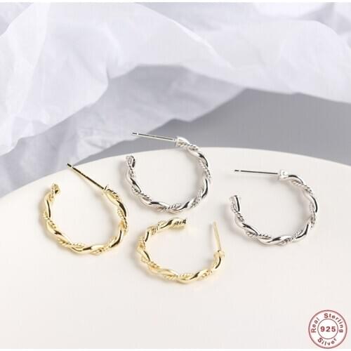 GS 925 Sterling Silver Luxury Hyperbole Hiphop Big Hoops Earrings for Woman Party Valentines Day Pendientes Earring Jewelry