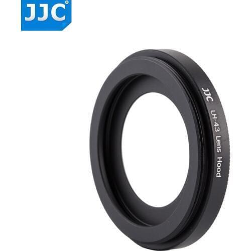 JJC Camera Accessories Metal Screw-in Lens Hood for Canon EF-M 22mm f/2 STM replaces EW-43