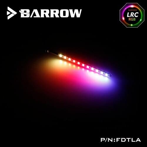 BARROW Aurora 5V GND RGB Light 3Pin to Motherboard AURA Support 150mm / 200mm / 260mm T-Virus Cylindrical Water Coolant Tank