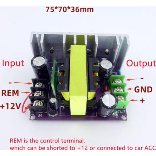 GHXAMP 150W Power Supply For Amplifier Subwoofer Car Audio Speaker Modified DC 12V to +- 12V Output Dual Power Supply Board 1PCS