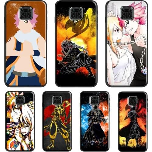Natsu Dragneel Fairy Tail For Xiaomi Redmi Note 10 7 8 9 Pro Note 8T 9S Soft Case For Redmi 9T 9A 9C K40 Pro Cover
