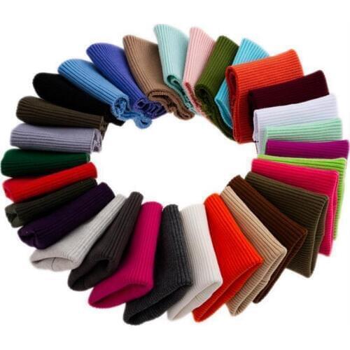 Cuff Fabric Stretchy for Pregnant Abdominal 2*2 Cotton Knitted Rib Cuffs Sport Sweater Collar cotton sleeves fabric K302876