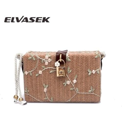 ELVASEK Women's Woven Bags