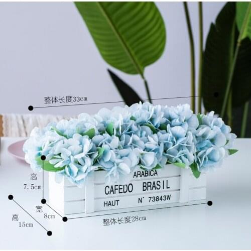 Fence Simulation Fake Bouquet Decoration For Dining Table Decoration Home Indoor Flower Arrangement Dried Floral Plastic Bonsai