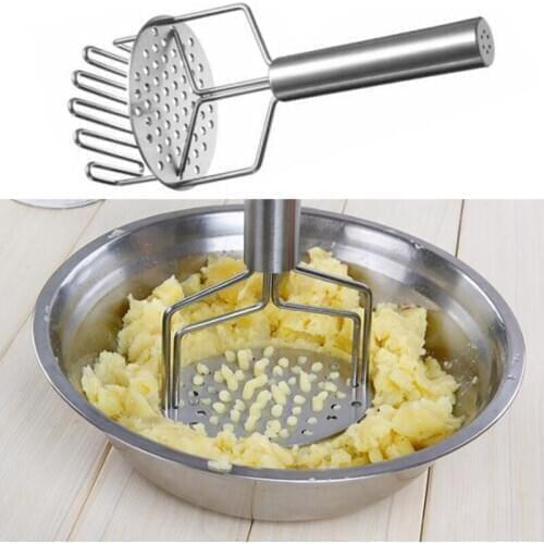 Stainless Steel Potato Masher Ricer Puree Wave Shape Pumpkin Tomato Crusher Crushing Press Machine Kitchen Gadgets Tools