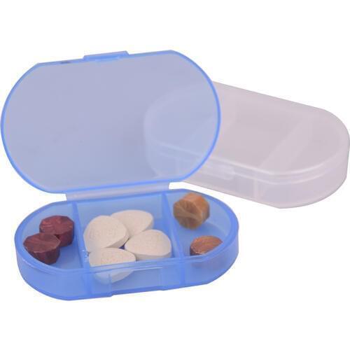 Mini Pill Cases Medicine Storage Plastic Pill Box Tablet Sorter Containers Travel Organizer Foldable Portable Box