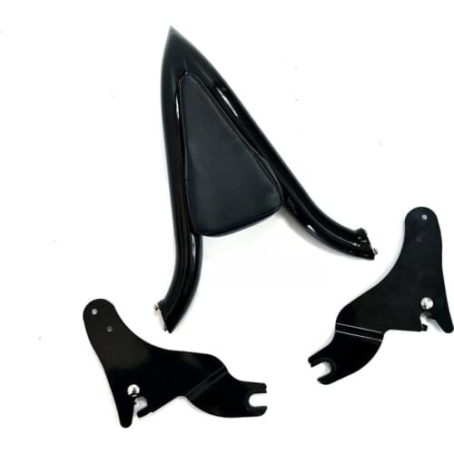 Motorcycle Black Detachable Passenger Backrest Sissy Bar Fit for Harley Touring Street Glide 2009-2021