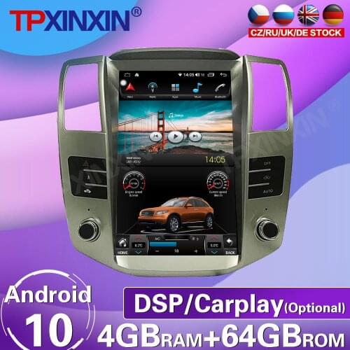 64G For Lexus RX RX330 RX300 RX350 RX400 RX450 2004-2008 Android 10 Tesla Big Screen Car Radio Multimedia Player GPS Navigation