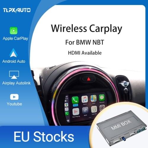New Arrival Wireless Carplay Decoder Box Android Auto For BMW MINI Cooper F54 F55 F56 F60 2008-2020 Support iOS Mirror-link