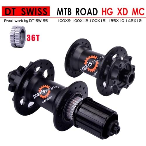 Praxisworks disc bremse rennrad hub gerade pull versiegelt lager Super licht Die zentrale lockDrum welle 32H MTB NABEN DT SWISS