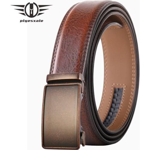 Genuine Leather Belt For Men Designer Luxury Brand Waist Belt Waistband Automatic Buckle Black White Brown Blue Gray Belts B526