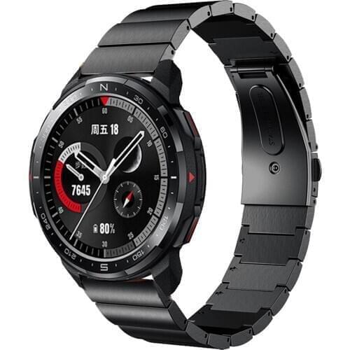 For Honor Watch GS Pro Straps 22mm 20mm Stainless Steel Business Wristband For Honor Watch ES Metal Bracelet Watchband