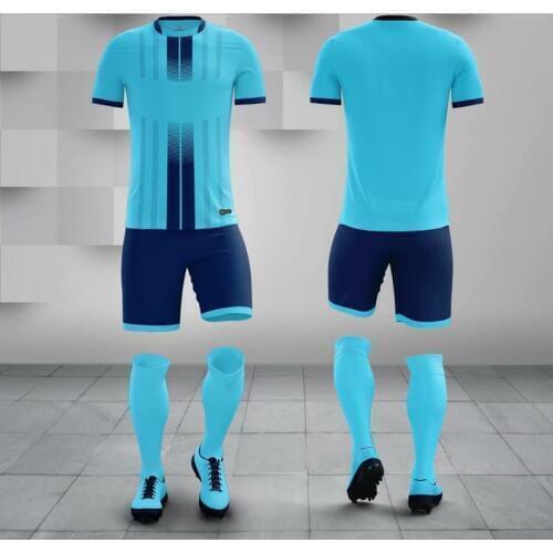 Adult Children Football Jerseys Boys and girls Soccer Clothes Sets Short Sleeve Kids Football Uniforms Soccer Tracksuit Jersey