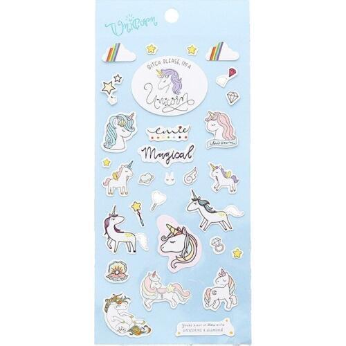 1PCS New Cartoon Cute Girl Pony Diary Decorative Planner DIY Diary Scrapbooking Phone Index Seal Stationery Stickers