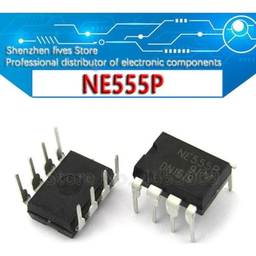 10PCS NE555P DIP8 NE555 DIP NE555N 555P DIP-8 new and original IC