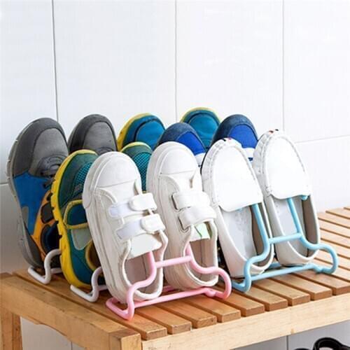 2 pieces/set Of Kid Shoe Rack Creative Multifunctional Children Hanging Rack Drying Space Saving Shoe Rack