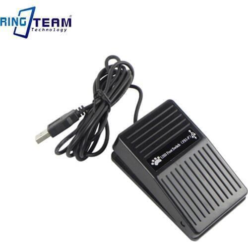 50pcs/Lot USB Foot Switch Pedal Control USB HID for Game, Medical Instrument, Factory
