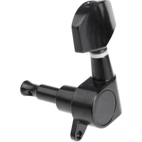 6 Pieces Black Sealed electric Tuning Pegs Tuner Machine Head 3R 3L / acoustic guitar