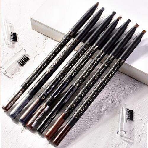 7 colors Eyebrow Pencil Waterproof Microblading Pen Long-lasting Eyebrow Enhancer Easy Wear Eye Brow Tint dye Makeup Tool