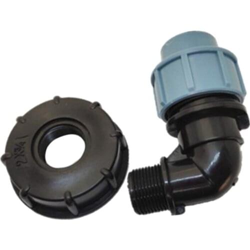 Accessories reducer water pipe ton garden lawn barrel thick connector hose adapter practical elbow faucet tool home IBC valve