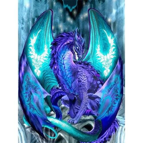 Full Square/Round Drill 5D DIY Diamond Painting "Cartoon Dragon" 3d Rhinestone Embroidery Cross Stitch 3D Home Decor Gift