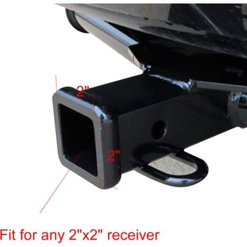 American Off-Road Trailer Square Cover Plug Trailer Hook Rubber Cover Trailer Hook Tube Receiver Hook Cover New