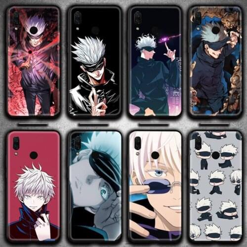 Jujutsu Kaisen Gojo Satori Phone Case Huawei Y6P Y8S Y8P Y5II Y5 Y6 2019 P Smart Prime Pro