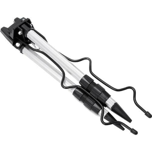 Fishing Rod Holder Triangle Support Mount Telescopic Aluminum Alloy 2 Section Stretch Portable Outdoor Sea Fishing Tripod