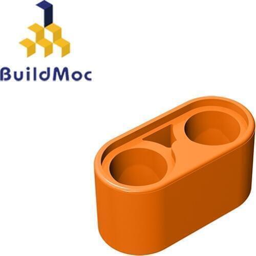 BuildMOC Assembles Particles 43857 1x2 For Building Blocks Parts DIY electric Educational Bricks Bulk Model gift Toys