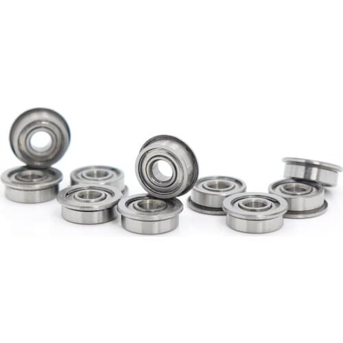 MF83ZZ Flange Bearing 3x8x3 mm ABEC-1 ( 10 PCS ) Miniature Flanged MF83 Z ZZ Ball Bearings