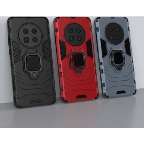 50pcs/lot Hybrid TPU+PC Armor Back Phone Case For Huawei Mate40 Mate 40 Lite Pro+ Pro PLUS Y9A With RIng Bracket