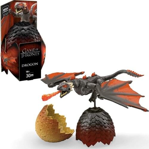 Mega Construx Game of Thrones: Drogon Building Set Gmn99 Collectors Edition Childrens Adult Birthday Holiday Gifts