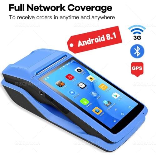 Android PDA NFC POS Receipt Bill Thermal Wifi Bluetooth Mobile Printer 58mm Wireless Handheld Terminal PDA Camera Mobile devices