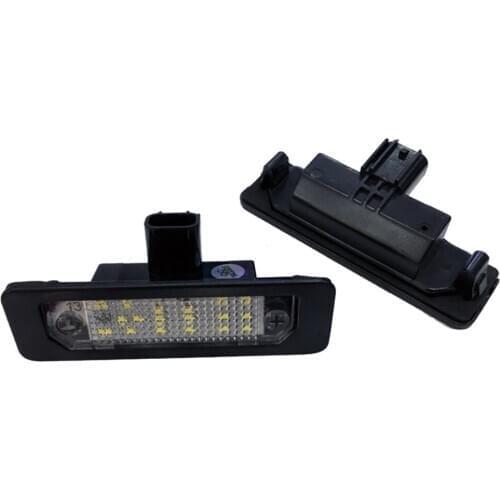 2020 new hot deals Universal Car 2 LED Number License Plate Tag LightFor Ford Flex Taurus Focus Fusion Mustang