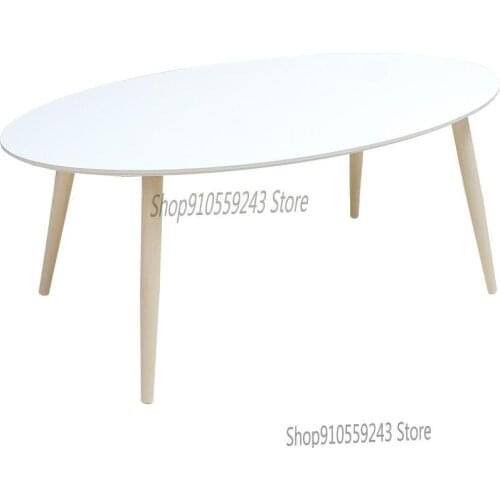 Small Apartment Coffee Table Table Oval Small Coffee Table Simple Bedroom Nordic Ins Style Sofa Side Table Living Room Side Cabi