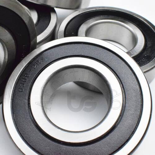 6309RS 45*100*25(mm) 1Piece bearings ABEC-5 rubber sealing type 6309 chrome steel deep groove bearing 6309RS