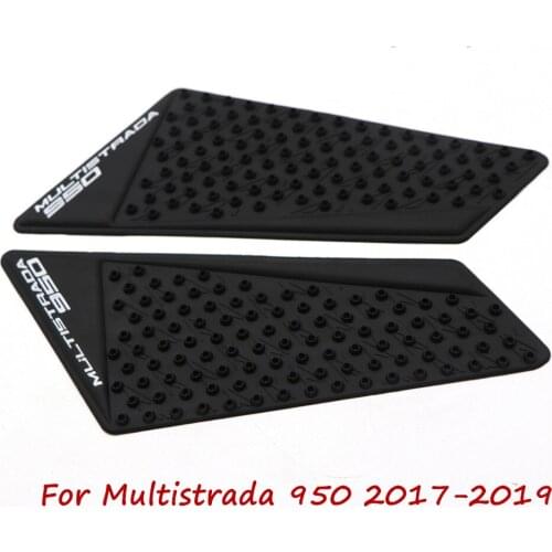 Motorcycle Anti-Heated Gas Tank Side Grip Traction Knee Protector Sticker Anti Slip Pad For Ducati Multistrada 950 2017-2019