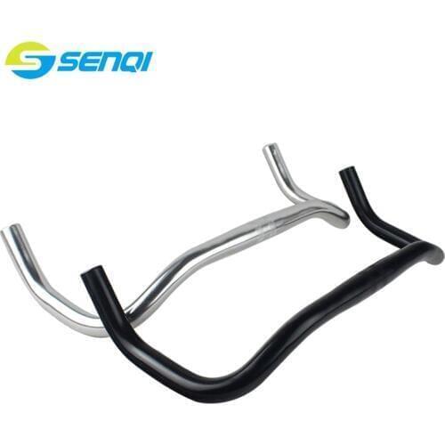 Fixed Gear 7 Colours Horns Handlebar 25.4*390mm Aluminum Alloy Vintage Retro Road Handlebars Bent Bar CSW005