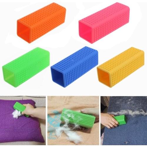 Massage Clean Hair Brush Wool Cleaner Dog Cat Bath Comb Sticky Depilation Soft Silicone Cat Dog Pet Cleaner Supplies New