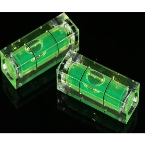 15*15*40mm Square Spirit Level Bubble With Magnetic Stripe / 1PC Bubble Spirit Degree Mark Surface Level Measuring Tool