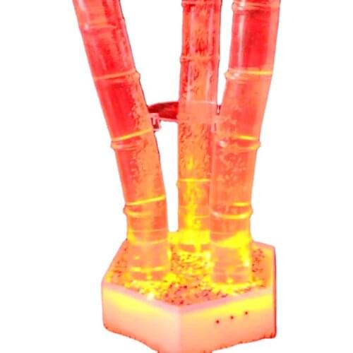 LED Glowing Mini Acrylic Aquarium Wine Display Small Cabinet Rack