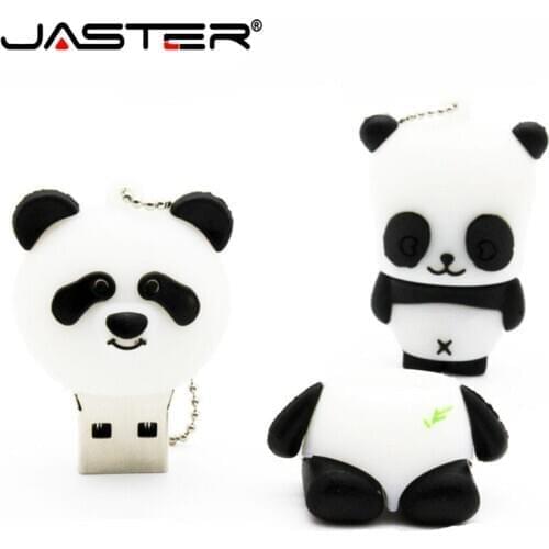 JASTER Animal Panda USB Flash Drive mini Panda pen drive special gift fashion hot sale cartoon 4GB/8GB/16GB/32GB/64GB