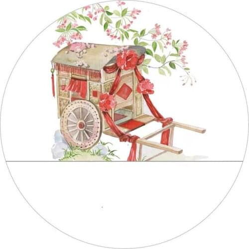 Vintage Ancient Style Flower Chair Washi Tape for Card Making Bullet Journal DIY Scrapbooking Decorative Sticker