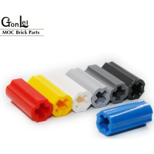 30Pcs/Lot High-Tech Axle Connector Smooth Bricks Parts DIY Block Bricks Set Toys Compatible with 59443 6538c