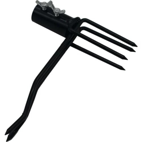 Weed Puller Durable Weeder Hand Tool Handle Garden Weeding Tool with 4 Claws Hand Weed Hound Weed Puller for Dandelion