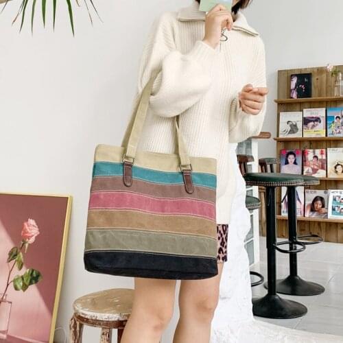 2022 Female Messenger Bag Girls Ladies Square Clutch Handbag New Vintage Canvas Women Tote Bags Summer Designer Shoulder Purse