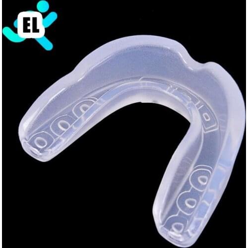 1 Set New Shock Sports Mouthguard Mouth Guard Teeth Protect for Boxing Basketball Top Grade Gum Shield