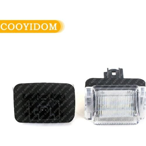 2PCS Xenon white LED License Number Plate Lamp Light For Mazda5 Mazda 5 CX-5 CX5 2012-2013 CX-9 CX9 2007-2018
