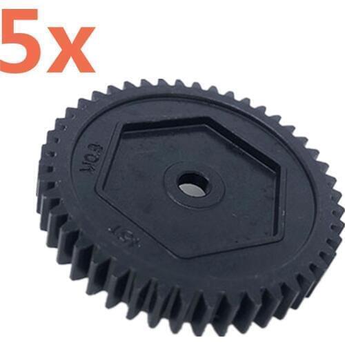 5Sets Harden Steel Spur Gear 45T 0.8M 32P # 8053 11T Engine Cogs 6747 3.175mm 32P for 1/10 RC Tracked Model TRX-4 TRX4 TRX-6
