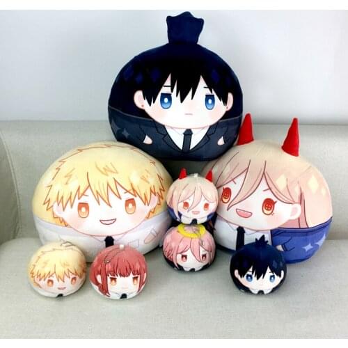 Anime Chainsaw Man Hayakawa Aki Pochita Makima Power Cute Plush Dango Dolls Toy Pillow Pendant Keychain Cosplay Stuffed Toy Gift